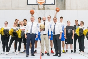 Inauguration of the triple sports hall Kantonsschule Wettingen