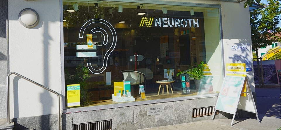 Conversion of the Neuroth hearing centre in Uster