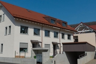 New construction of 1 semi-detached house and 3 terraced houses Dorfstrasse Wettingen